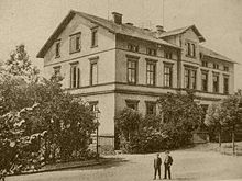 Rathaus in Malstatt um 1900 (Stadtarchiv Saarbrücken)