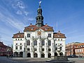 Stadhuis van Lüneburg, barokke gevel van het marktplein