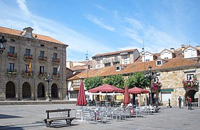 Praça de Espanha em Reinosa