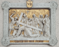 * Nomination Relief depicting the seventh of the Stations of the Cross: Jesus' second fall --ReneeWrites 22:15, 13 July 2023 (UTC) * Promotion Good quality -- Spurzem 12:13, 14 July 2023 (UTC)