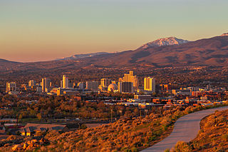 Reno is a city in the northwest section of 