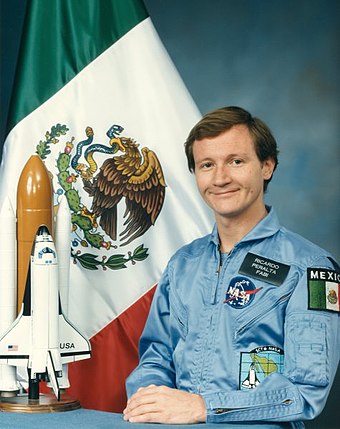 Ricardo Peralta y Fabi mechanical engineer and former astronaut trainee.