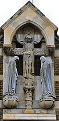 Richmond, St John the Divine, Calvary sculpture.jpg