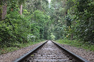 <span class="mw-page-title-main">Akhaura–Kulaura–Chhatak line</span> Railway line in Bangladesh