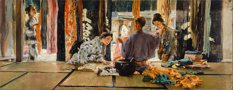 File:Robert Frederick Blum - The Silk Merchant, Japan - Google Art Project.jpg