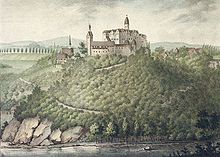Schloss Rochsburg around 1830 Rochsburg ca 1830.jpg