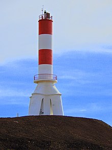 Lampe Lumineuse Rougeoyante Sur Le Phare De Faro De Camarinal La