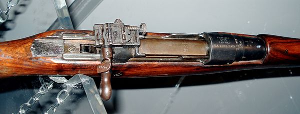 Ross rifle in the Royal Canadian Regiment Museum in London, Ontario