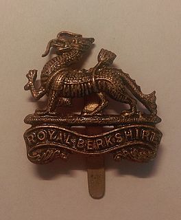 <span class="mw-page-title-main">Royal Berkshire Regiment</span> Military unit