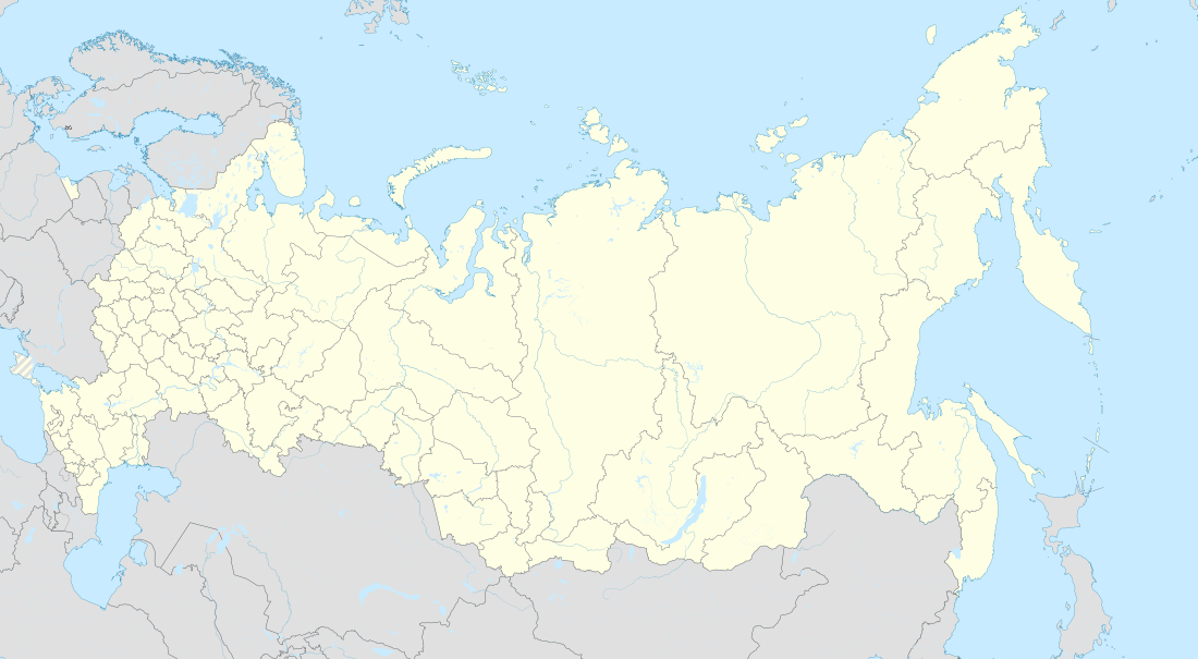 Carte des aéroports en Russie