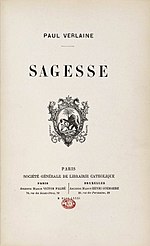 Vignette pour Sagesse (Verlaine)