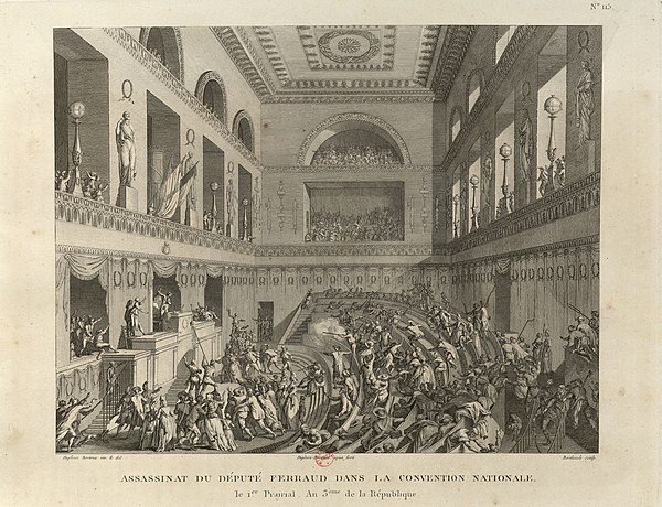 The assassination of Jean-Bertrand Féraud in the National Convention, 1795