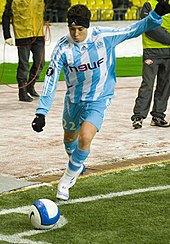 Nasri avec l'Olympique de Marseille en 2008.