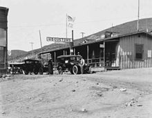 San Ysidro Border Inspection Station in 1922 San Ysidro Border Station 1922.jpg