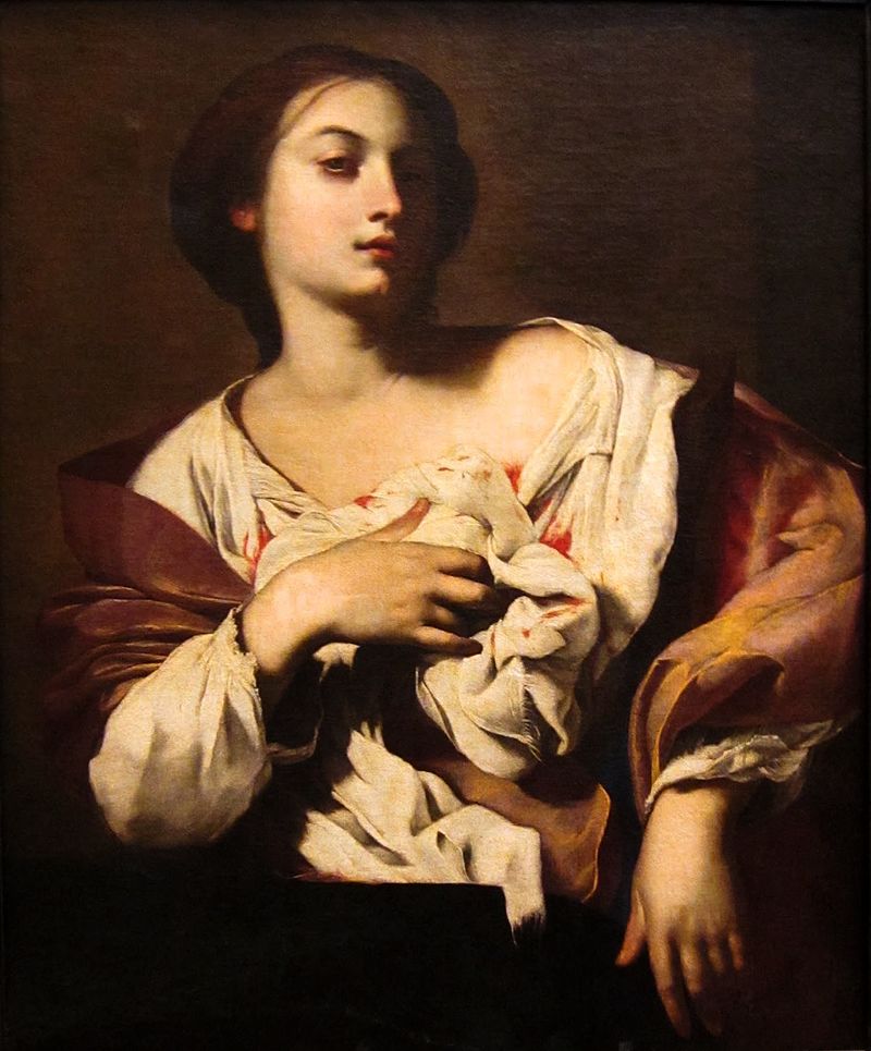 Sainte Agathe, Francesco Guarini, v. 1637-1640, musée de Capodimonte, Naples