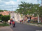 Ländliche Straße in Santa Luzia