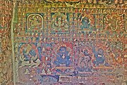 Buddhist frescos in Saspol caves / Ladakh, India