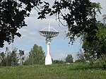 Satellitenantenne des DLR an der Kalkhorst