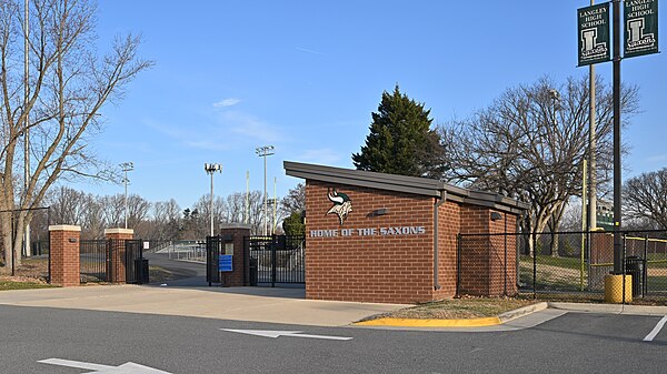 Langley High School stadium entrance, McLean VA
