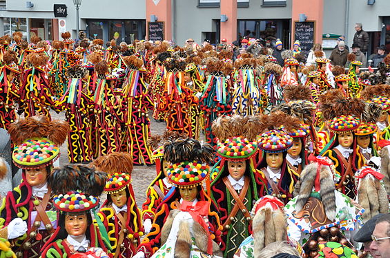 Carnival dance in Schömberg, Germany