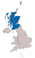 Location map of Scottish Football Association.