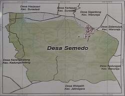 Peta lokasi Desa Semedo