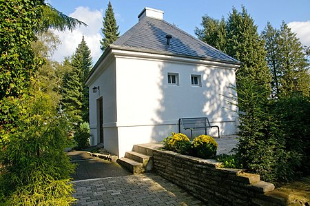 Sezierhaus auf dem Evangelischen und Reformierten Friedhof Cronenberg