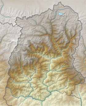 Sikkim bölgesinin topografik haritasına bakın