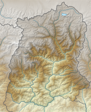 Національний парк Канченджанґа. Карта розташування: Сіккім
