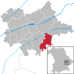 Läget för Simbach i Landkreis Dingolfing-Landau