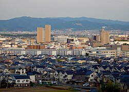 Skyline of Nagaokakyo City2021.jpg