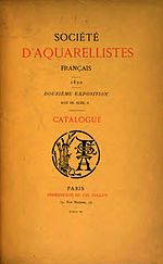 Thumbnail for Société d'aquarellistes français