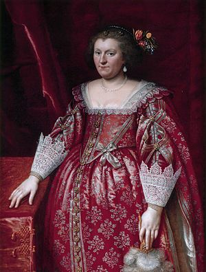 Sophia Hedwig van Brunswijk-Wolfenbuttel (1592-1642), by Wybrand de Geest (I)