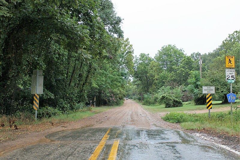 File:South end of Highway 163 at Wittsburg, Arkansas.jpg