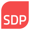 SDP:n logo vuodesta 2020