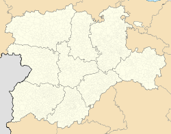 阿维拉在卡斯蒂利亞-萊昂自治區的位置