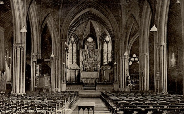 The original interior, c.1900