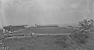 Blick auf das Stadion im Jahr 1922