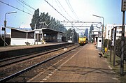 Het oude station in 1986