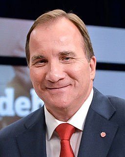 Stefan Löfven Swedish Prime Minister