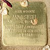 Stolperstein Gieselerstr 23 (Wilmd) Anna Siegel.jpg