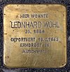 Stolperstein Jenaer Str 5 (Wilmd) Leonhard Wohl.jpg