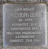 Stolperstein für Christoph Bever