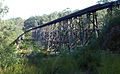 Trestle bridge over Stony Creek, west of Nowa Nowa.