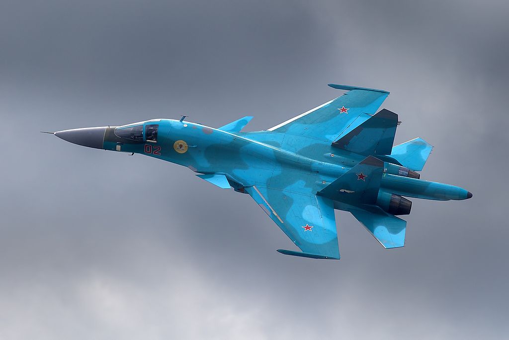 "سو– 34" في سوريا.. استعراض قتالي 1024px-Sukhoi_Su-34%2C_Russia_-_Air_Force_AN1646787