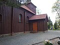 English: Church of Saint Bartholomew in Szembruk, Poland Polski: Kościół św. Bartłomieja w Szembruku, woj. kujawsko-pomorskie