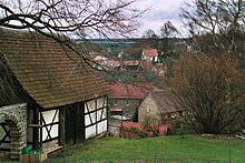 Tautendorf (Thüringen), view from the church hill.jpg