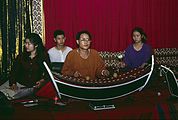 Tanz-begleitende Musiker in Chiang Mai