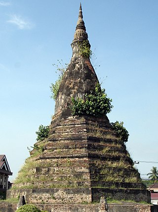 <span class="mw-page-title-main">That Dam</span> Stupa in Vientiane, Laos