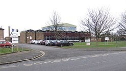 Tennyson High School in Mablethorpe, Lincolnshire (pictured above) federated with Monks' Dyke Technology College in 2010. In 2012 they merged to form Monks' Dyke Tennyson College. The Tennyson High School, Mablethorpe - geograph.org.uk - 637192.jpg